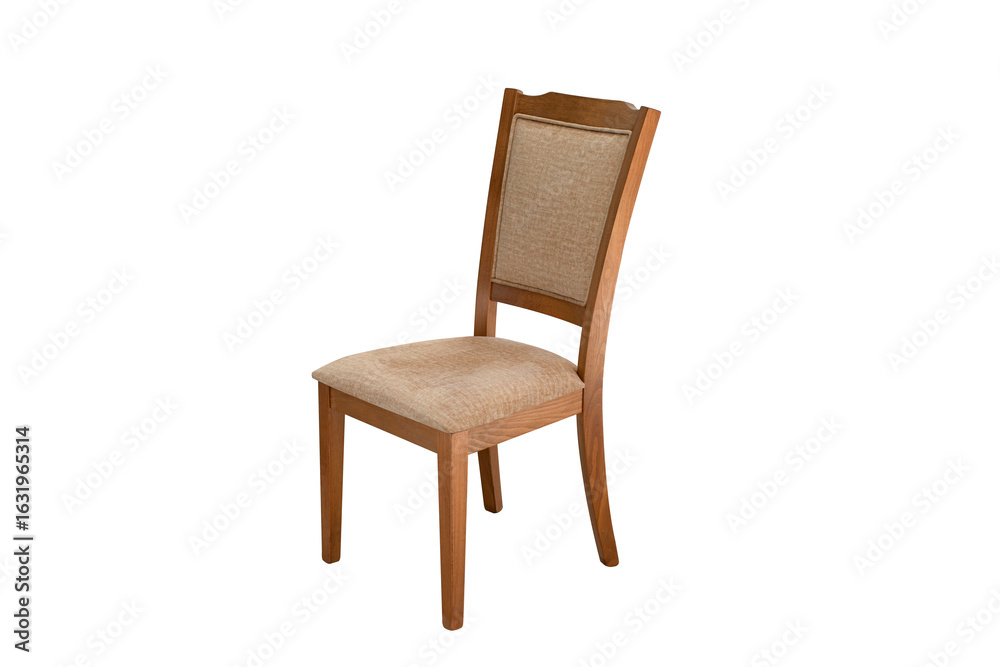 Elegant woody dining table chair , isolated on a white background - PNG Elegant woody dining table chair , isolated on a white background - PNG