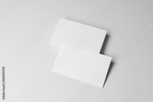 Business Card 3D Rendering Image