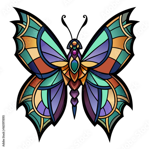 butterfly on a white background