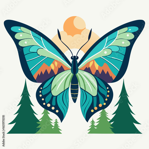 butterfly vector illustration