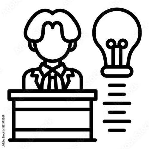Innovative Employee Icon
