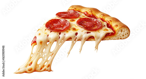 pizza isolated on transparent background, PNG