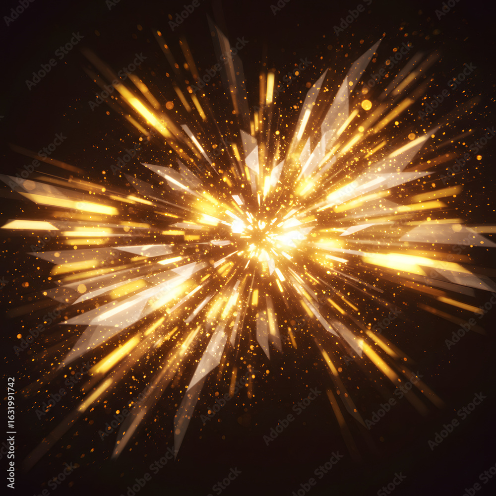 Obraz premium fireworks in the night sky