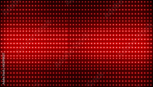 Red LED panel background