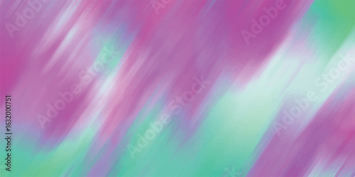 Abstract artistic background in shades of pink green and white blended fluidly creating a modern impression