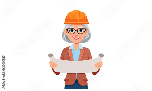 construction worker with clipboard