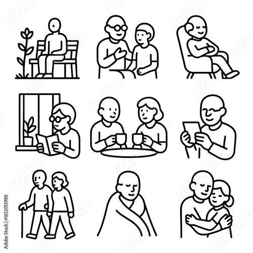 Late Adulthood Icons