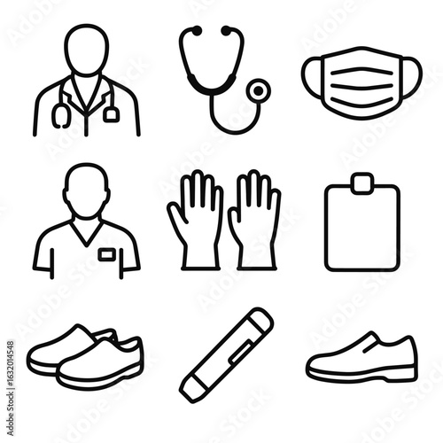 Minimalist Medical Icons