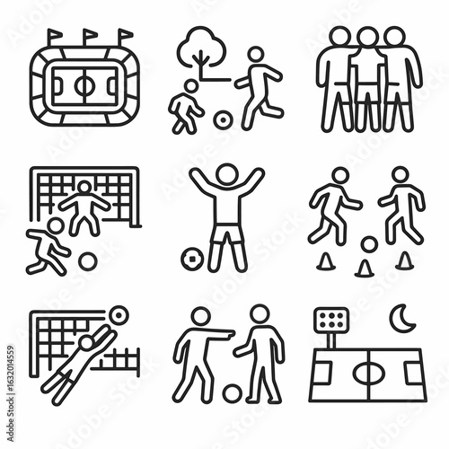 Soccer Icon Set