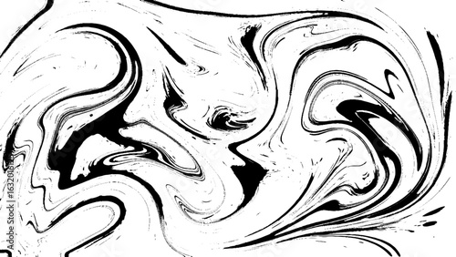 Marble texture background ink pattern abstract black and white can be used for wallpaper. ector illustration.