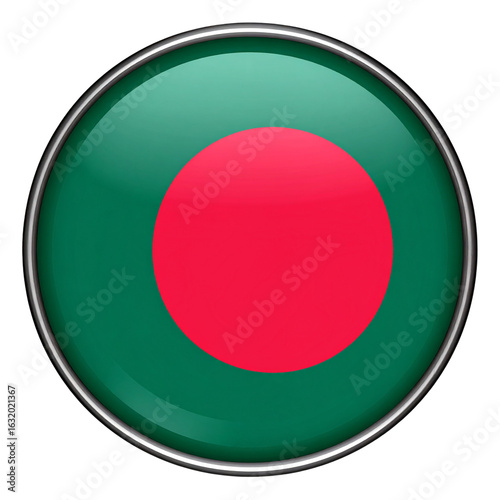 Glossy Round Bangladesh Flag Icon with Reflective Shine and Drop Shadow, UI Button Style, Transparent Background PNG Free Download Glossy Round Bangladesh Flag Icon with Reflective Shine and Drop Shadow, UI Button Style, Transparent Background PNG - GFXLoad