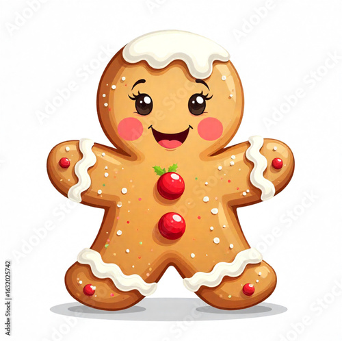 Christmas gingerbread cookie