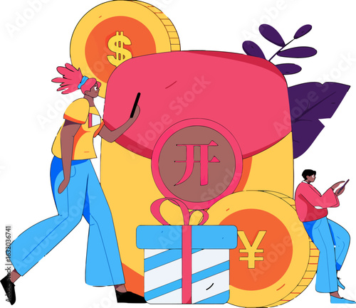 Celebrate your financial success with diverse investors, unlock new opportunities with digital payments and gifts, grow global wealth with vibrant tech solutions for modern finance