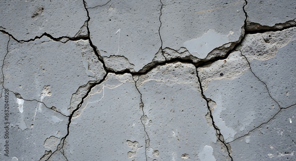 Obraz premium Cracked Concrete Wall Texture