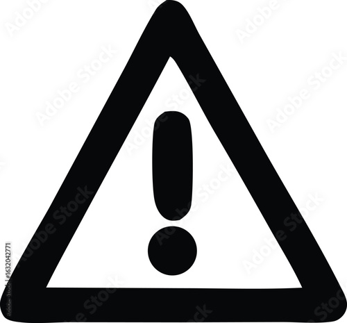 exclamation mark warning sign