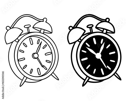 vector alarm clock