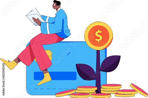 Unlock financial growth potential with strategic planning and investment, empowering future success and building wealth for a secure future, visualizing prosperity and economic development