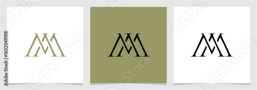 AM or MA Initial Letter Logo Vector Element , Initial Logo for Brand Vector Design Graphic