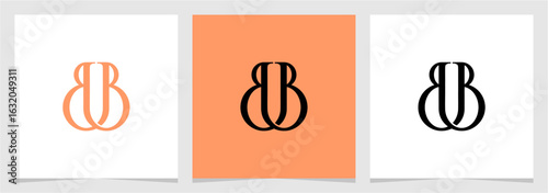 BB Initial Letter Logo Vector Element , Initial Logo for Brand Vector Design Graphic