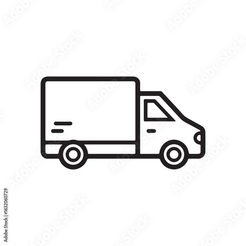 truck on a white