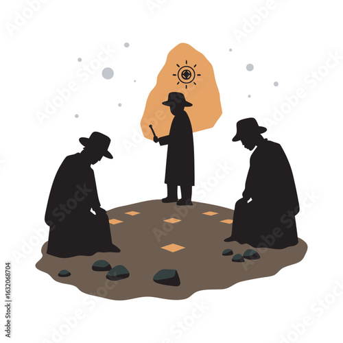 Decolonial Ai Petroglyph Verifiers Silhouette