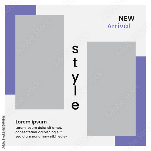 Editable Fashion Sale Social Media Template – Instagram, Facebook Post Design for Brands.