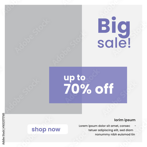 Editable Fashion Sale Social Media Template – Instagram, Facebook Post Design for Brands.