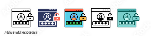 Authorization multiple icon
