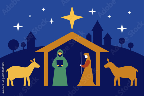 christmas nativity scene