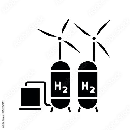 Renewable energy sources color flat icon. Sign for web page, mobile app,