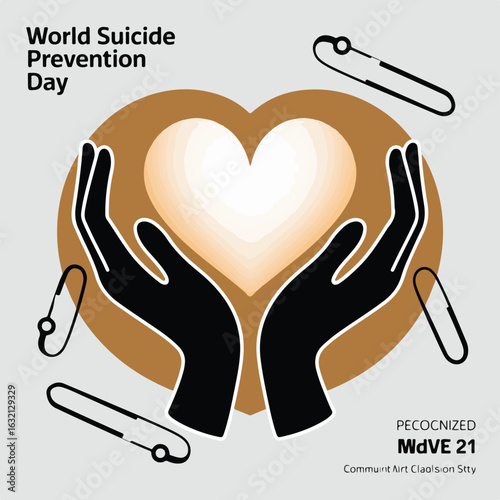 World Suicide Prevention Day Awareness, Mental Health Support, and Hope.