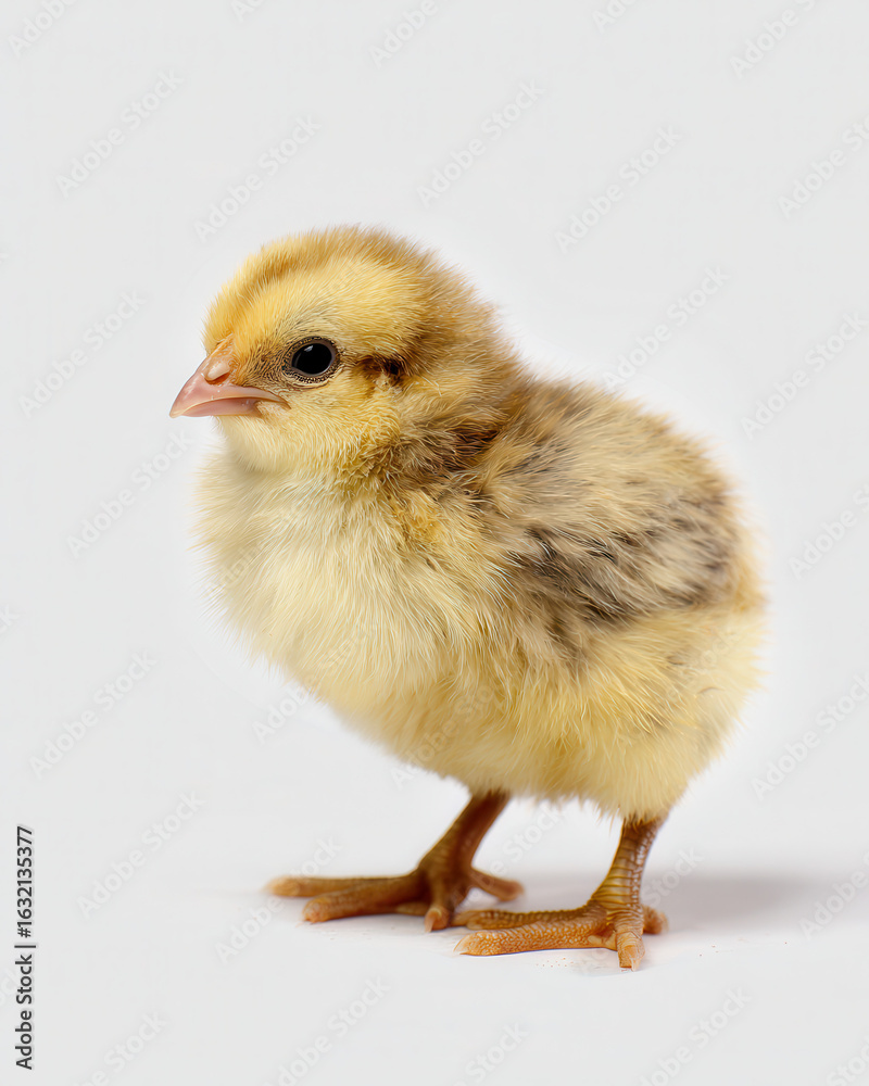 Fototapeta premium Fluffy Peacock Chick Soft Light