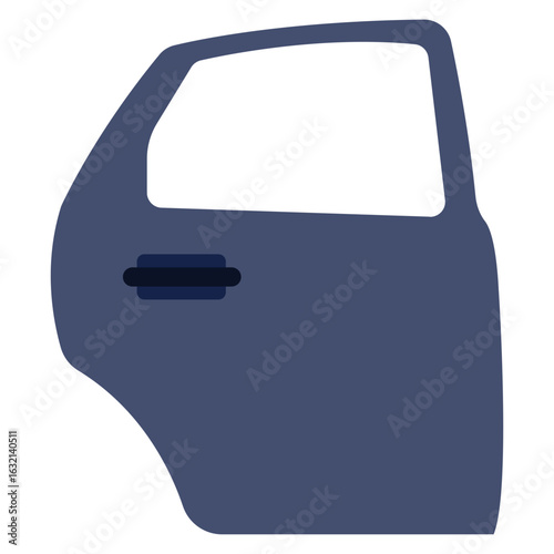 Autotür - farbiges Icon
