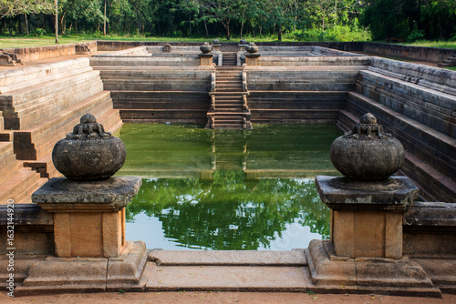 One of the best specimen of bathing tanks or pools in ancient Sri Lanka is the pair of pools known as Kuttam Pokuna.