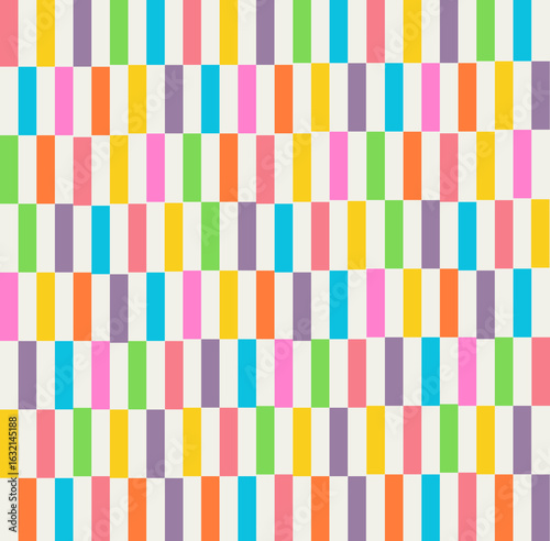 Seamless pattern with colorful squares