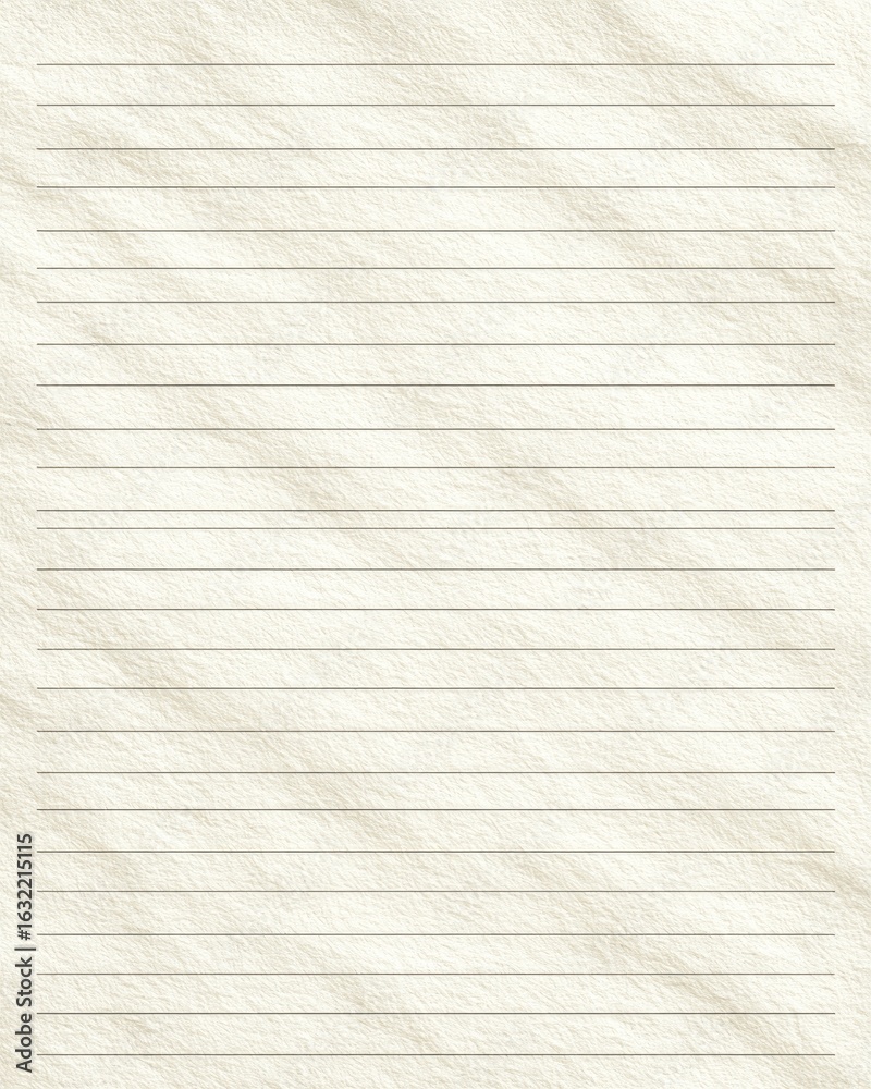 Naklejka premium Light beige lined paper
