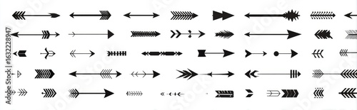 Collection of decorative arrows