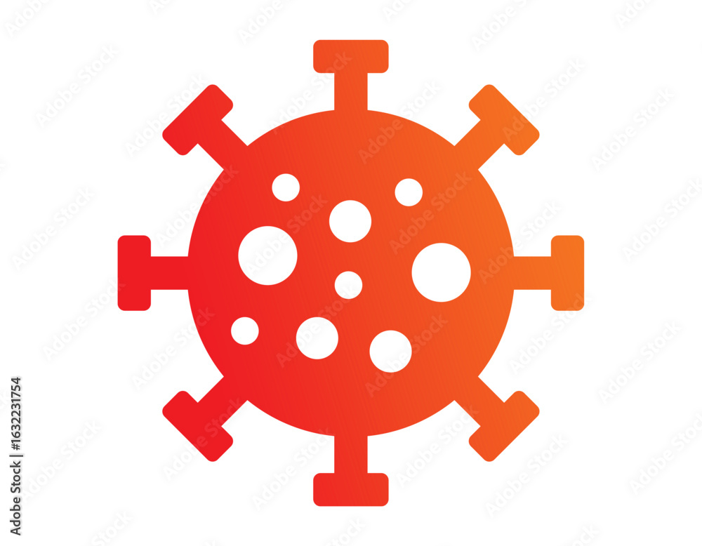Obraz premium Virus icon vector illustration design