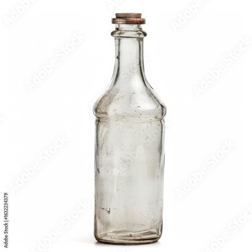 Wallpaper Mural Antique, light-grey glass bottle with wooden stopper Torontodigital.ca