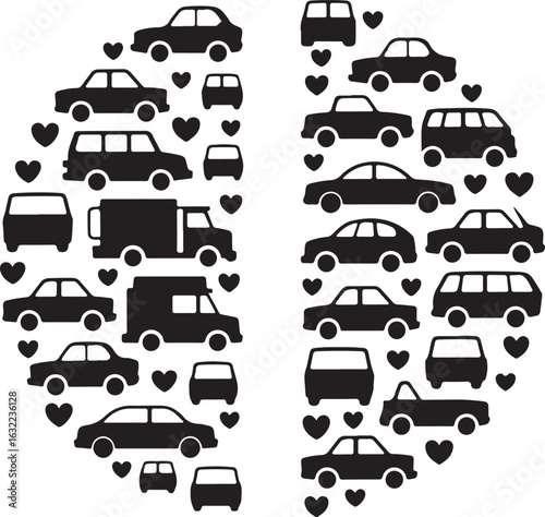 car icons set