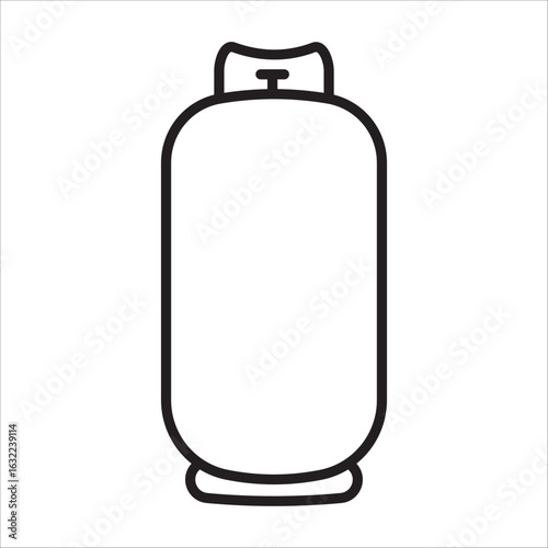 LPG icon outline vector