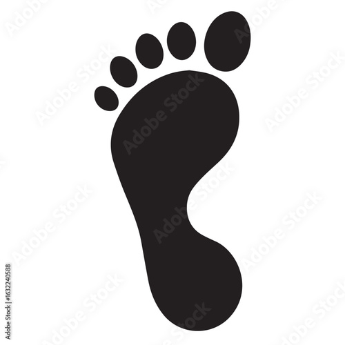 Silhouette Style Vector Minimal Food Print Logo Design – Creative and Clean Graphic Template for Organic Brands, Restaurants, Food Packaging, Culinary Businesses, and Natural Product Identity in EPS F