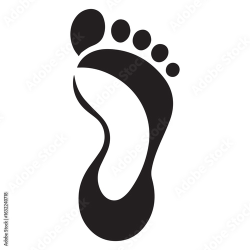 Silhouette Style Vector Minimal Food Print Logo Design – Creative and Clean Graphic Template for Organic Brands, Restaurants, Food Packaging, Culinary Businesses, and Natural Product Identity in EPS F