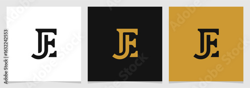 JE or EJ Initial Brand Logo Vector Element , Letter Logo for Brand Company or Identity