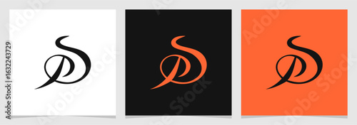 SP or PS Initial Brand Abstract Logo Vector Element , Letter Logo for Brand Company or Identity