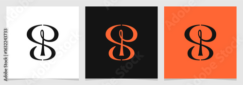 SP or PS Initial Brand Monogram Logo Vector Element , Letter Logo for Brand Company or Identity