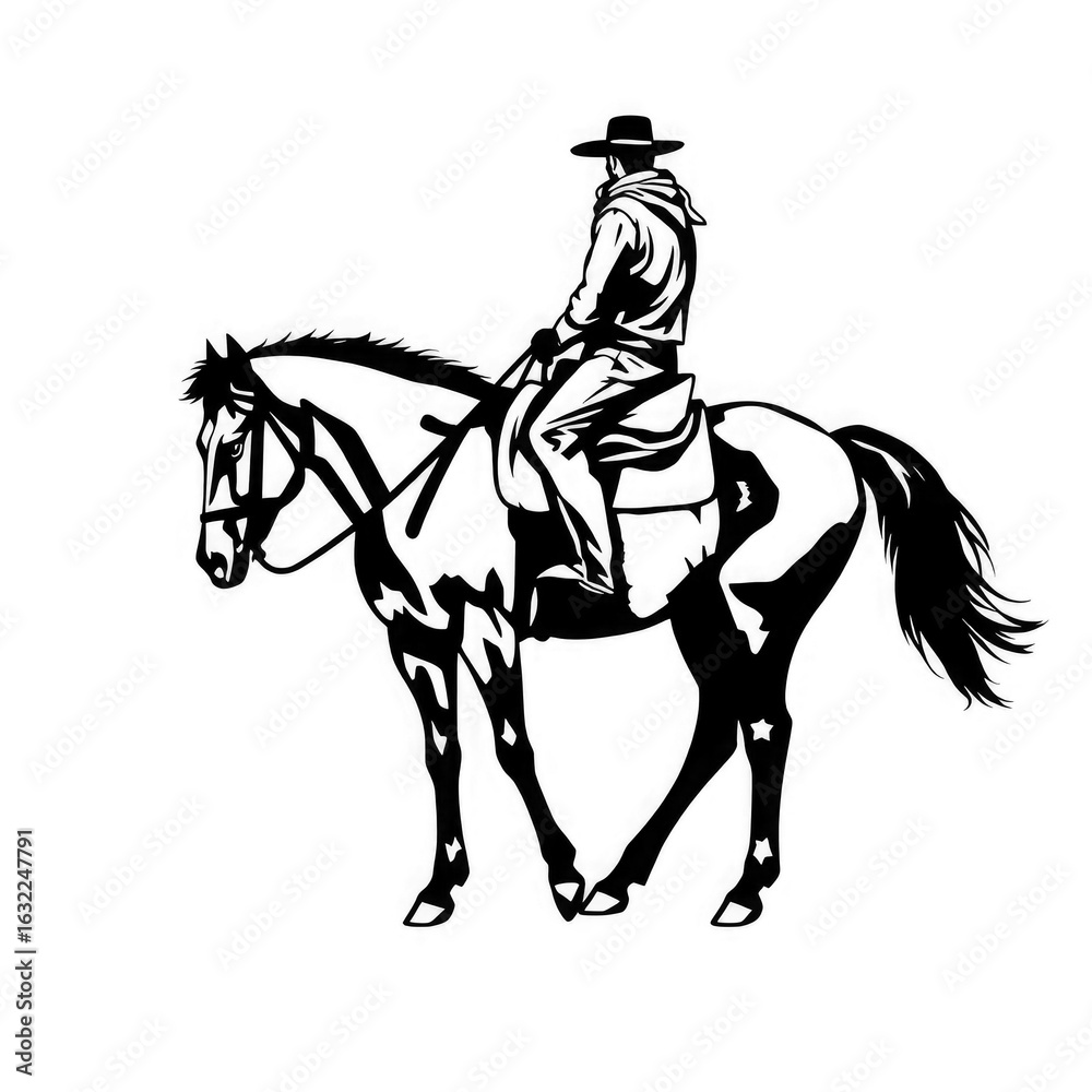 Obraz premium horse and rider with transparent background PNG and JPEG image 