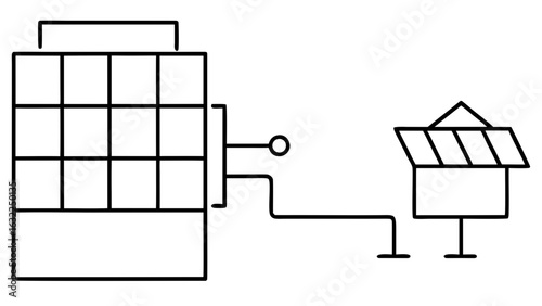 Technical Blueprint Photovoltaic Inverter System Diagram