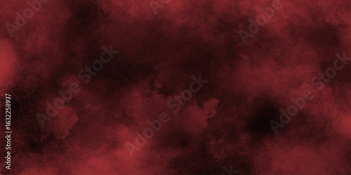Abstract Red watercolor smoke texture. paint brush strokes. fire red texture. smoke overlays vintage retro red background. Red vapor on black background. red smoky clouds.	