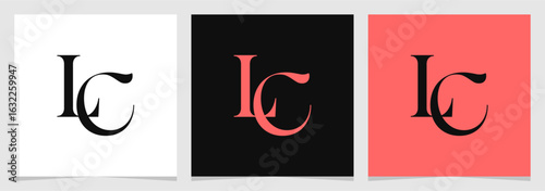 LC Initial Monogram Logo Vector , Letter Logo for Brand Company